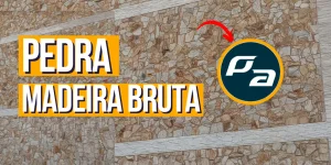 pedra madeira bruta