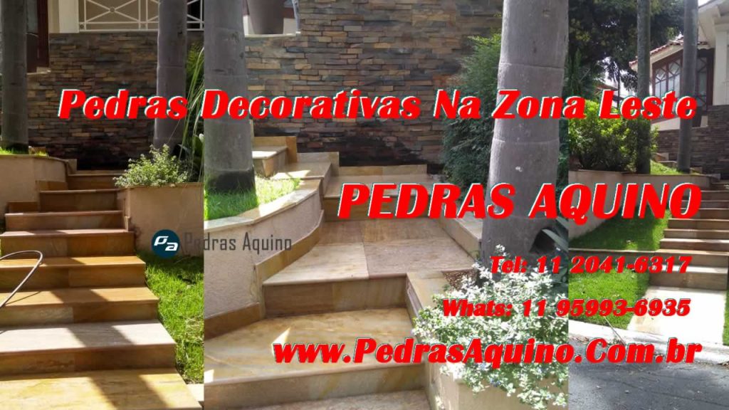 Pedras Decorativas na Zona Leste