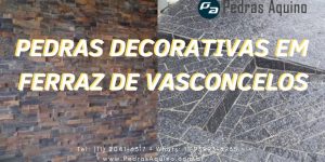 Pedras decorativas em ferraz de vasconcelos - pedras aquino