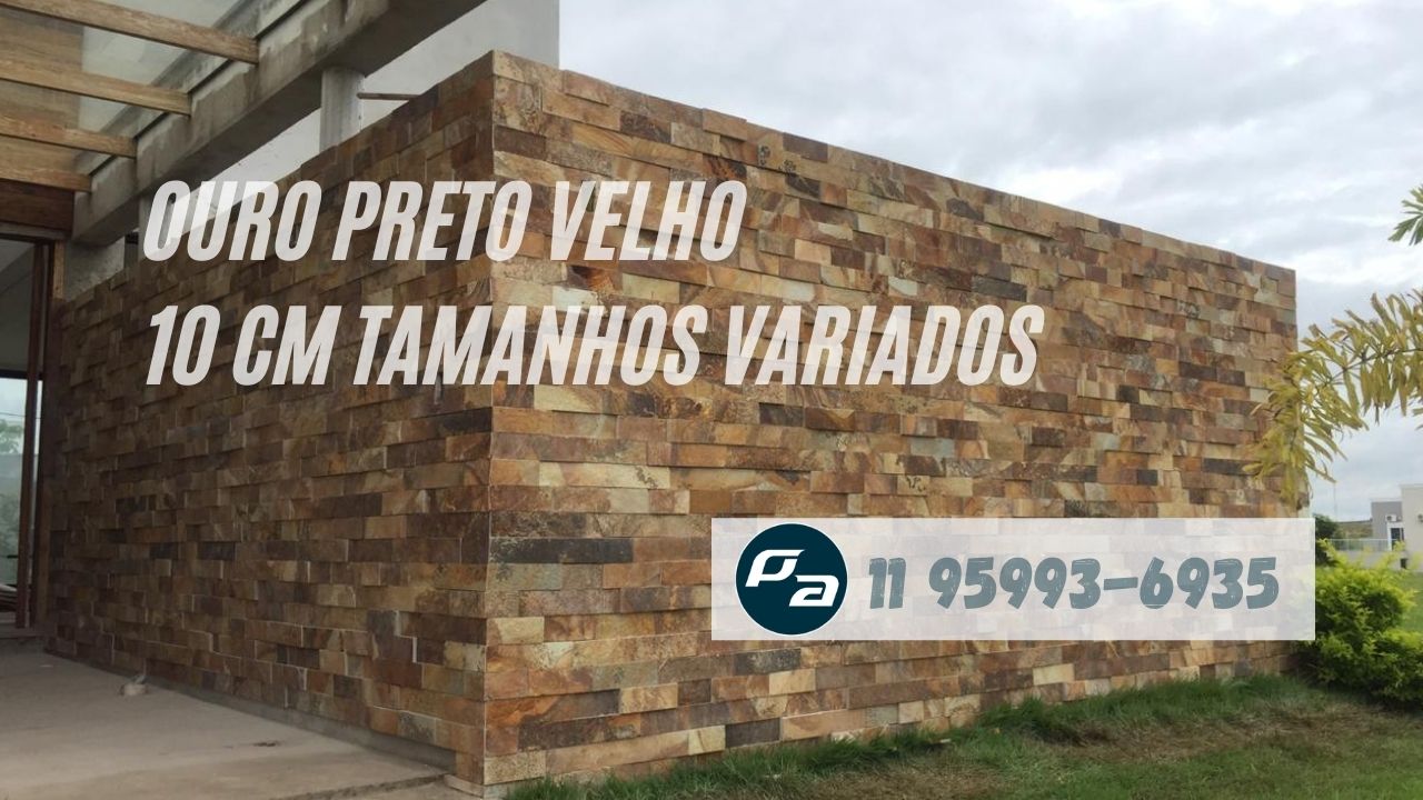 Pedra Ouro Preto velho 10 cm tamanhos variados