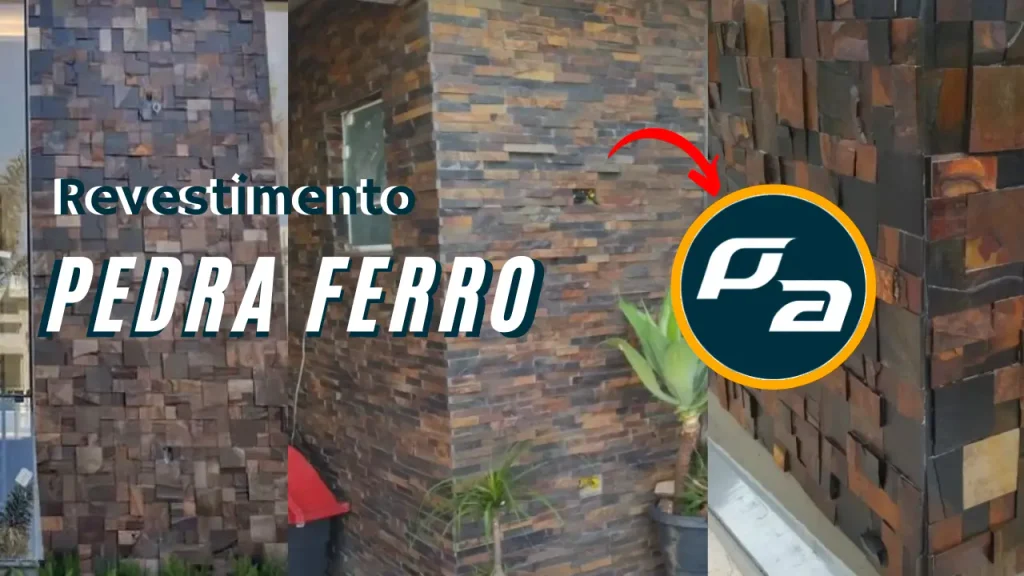revestimento pedra ferro