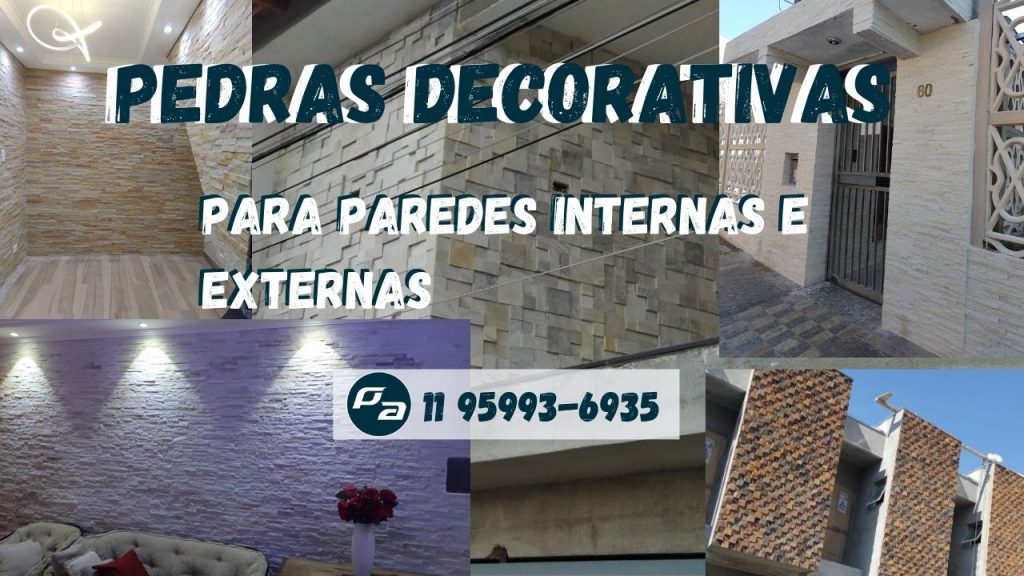 Pedras Decorativas Para Paredes de Ambientes Internos e Externos