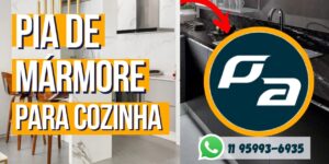 pia de mármore para cozinha